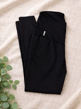 Zella Maternity Black High-Waist Active Leggings